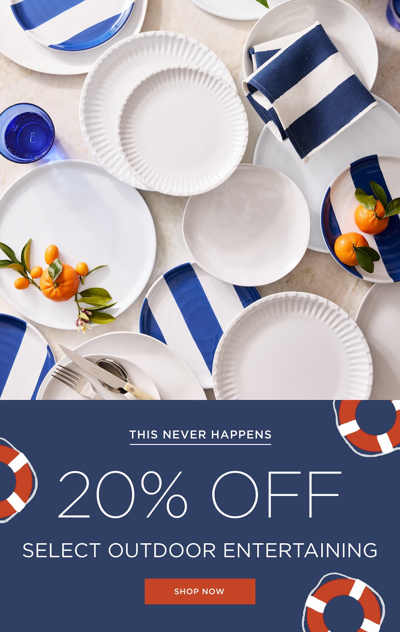 30% off Outdoor Entertaining Sale