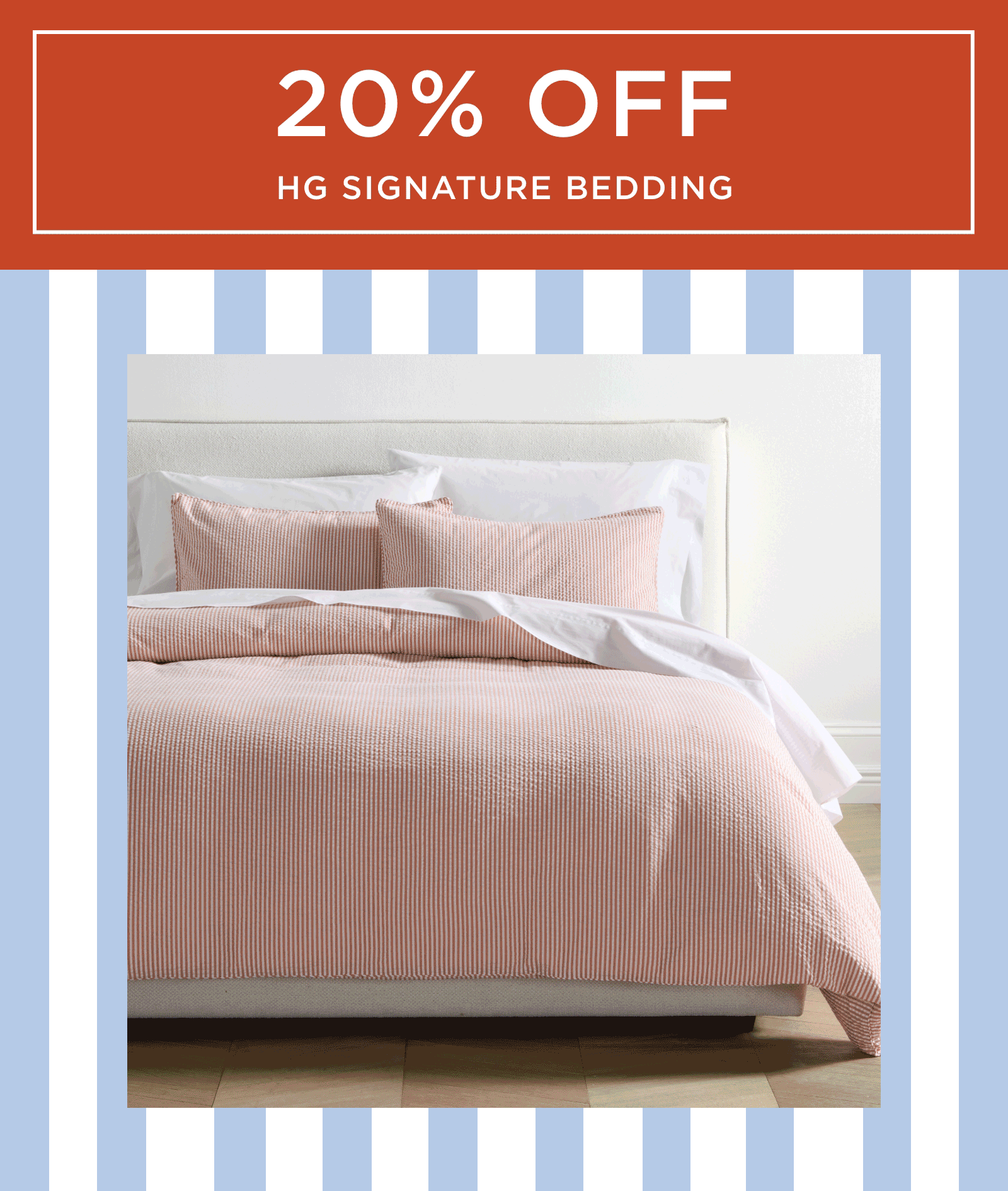 20% off HG Bedding