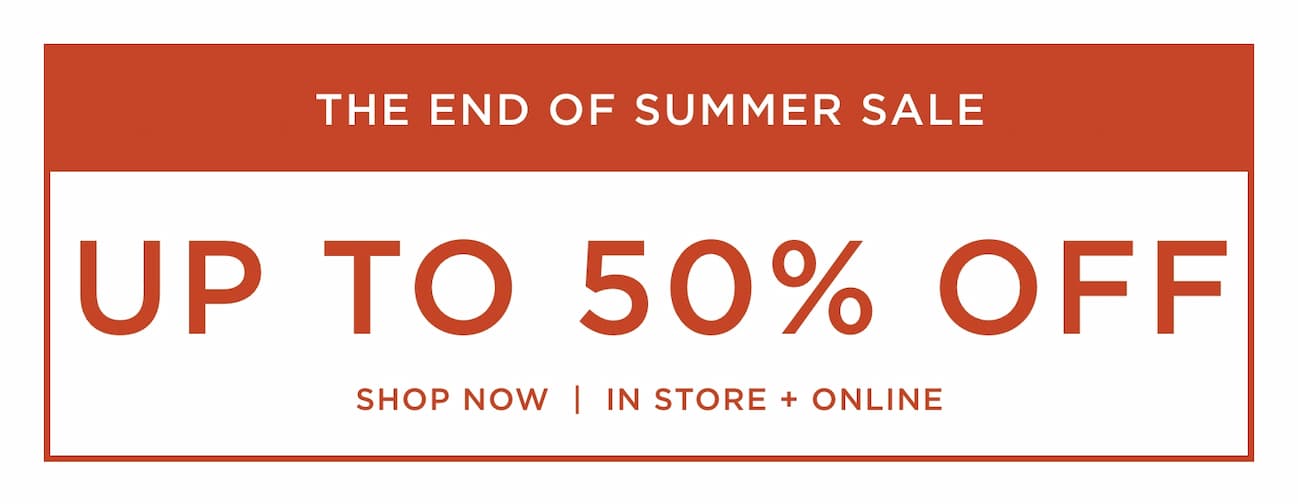 End of Summer Sale
