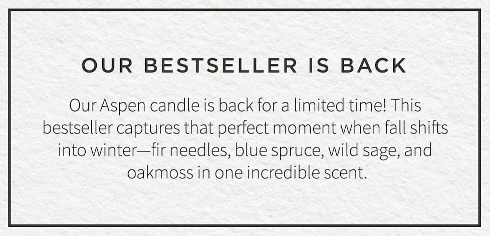 Aspen Candles