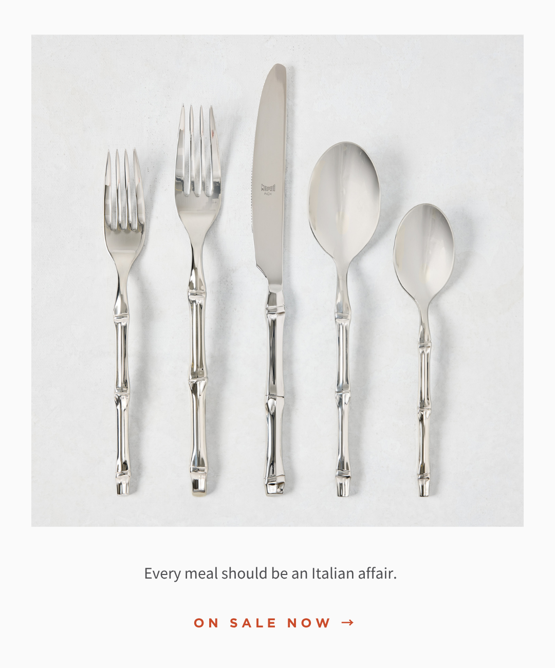 Bali Stainless Flatware from Italy