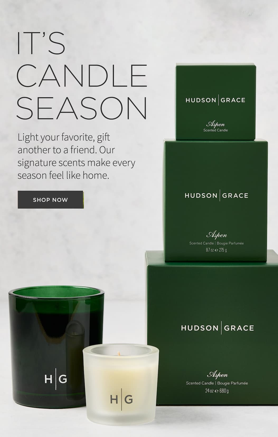 SCENTED CANDLES