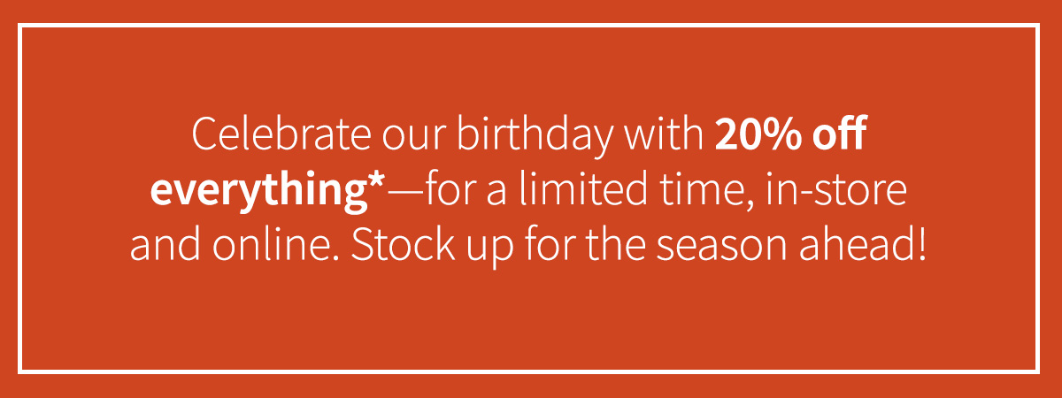 20% off Sale