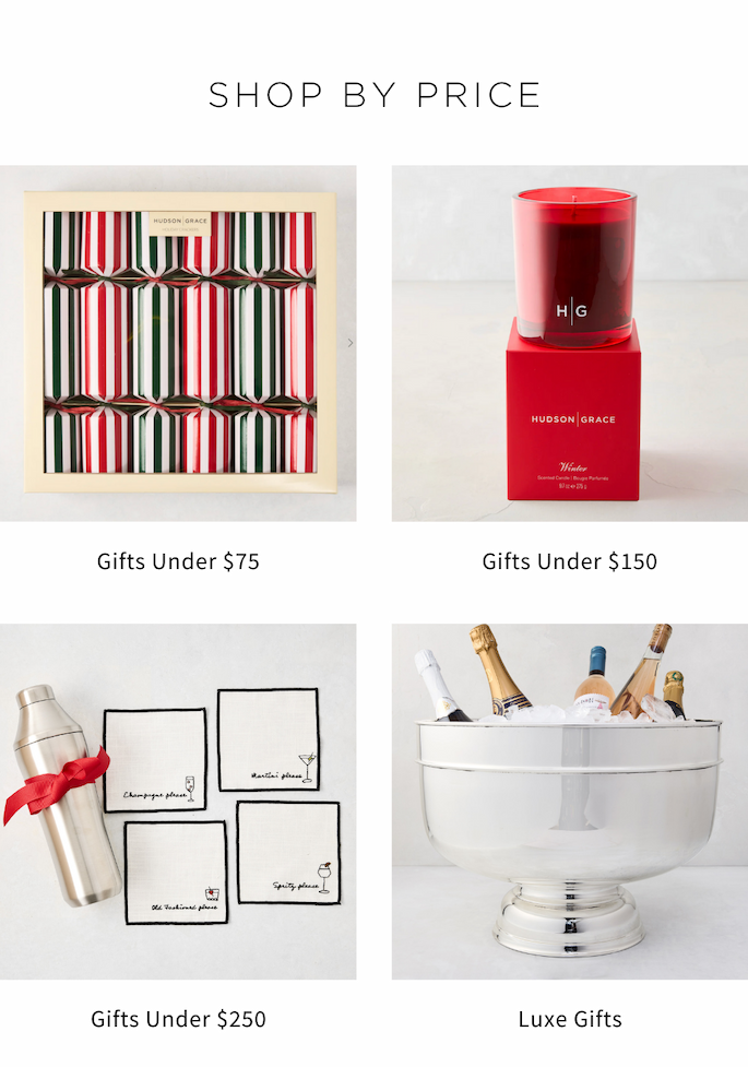 Shop Gifts by Price