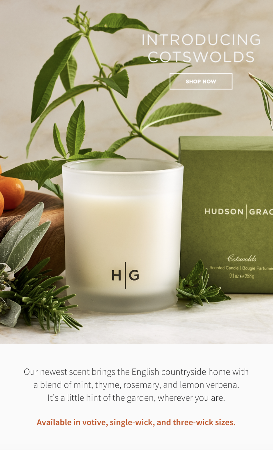 Cotswolds Candle