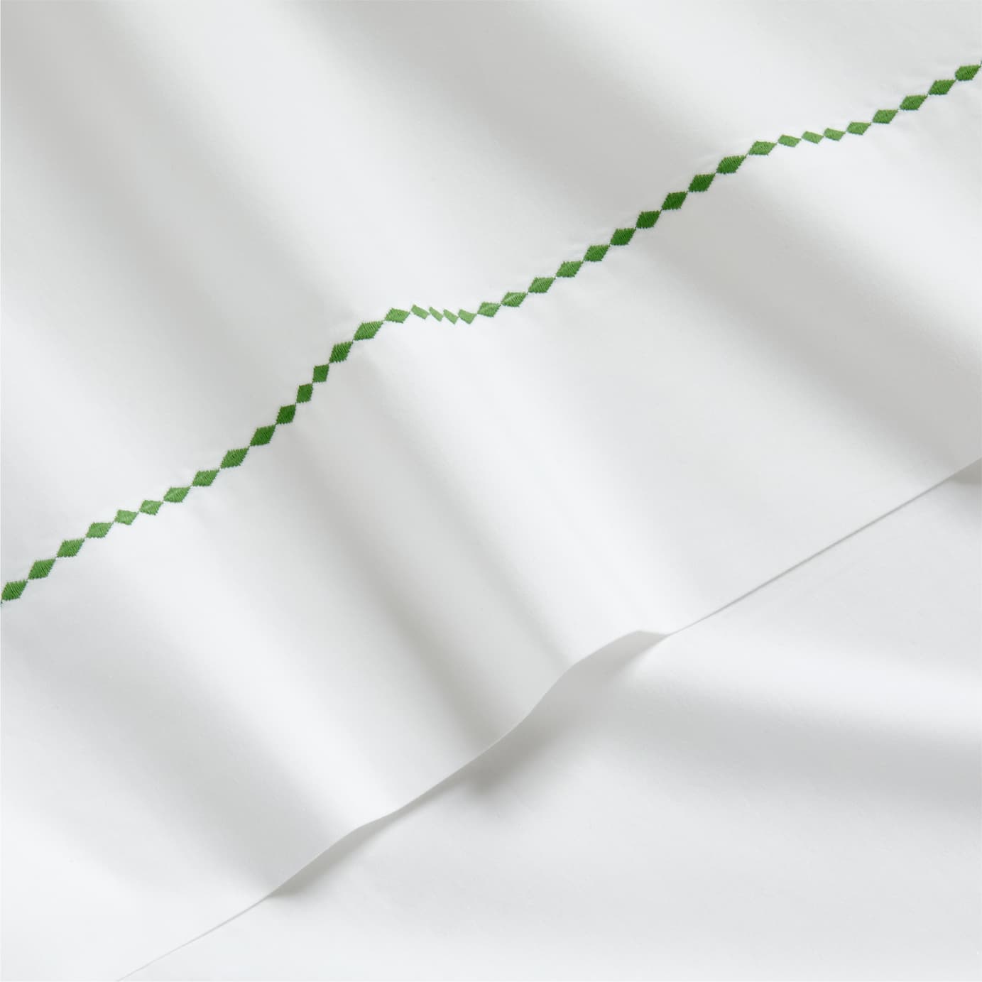 Embroidered Percale Bedding