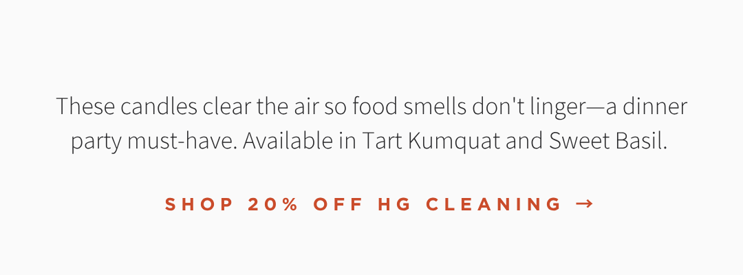 HG KITCHEN CANDLES 20% OFF