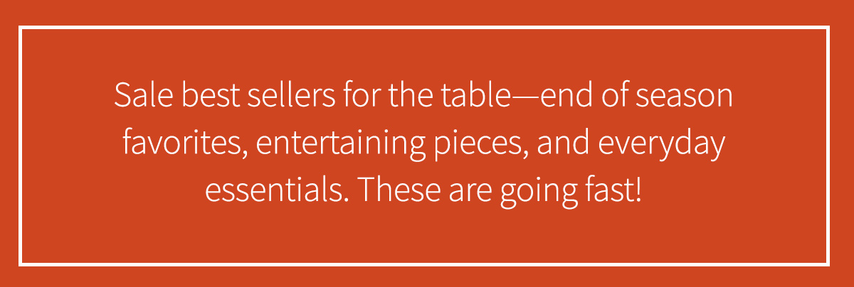 Sale Tableware