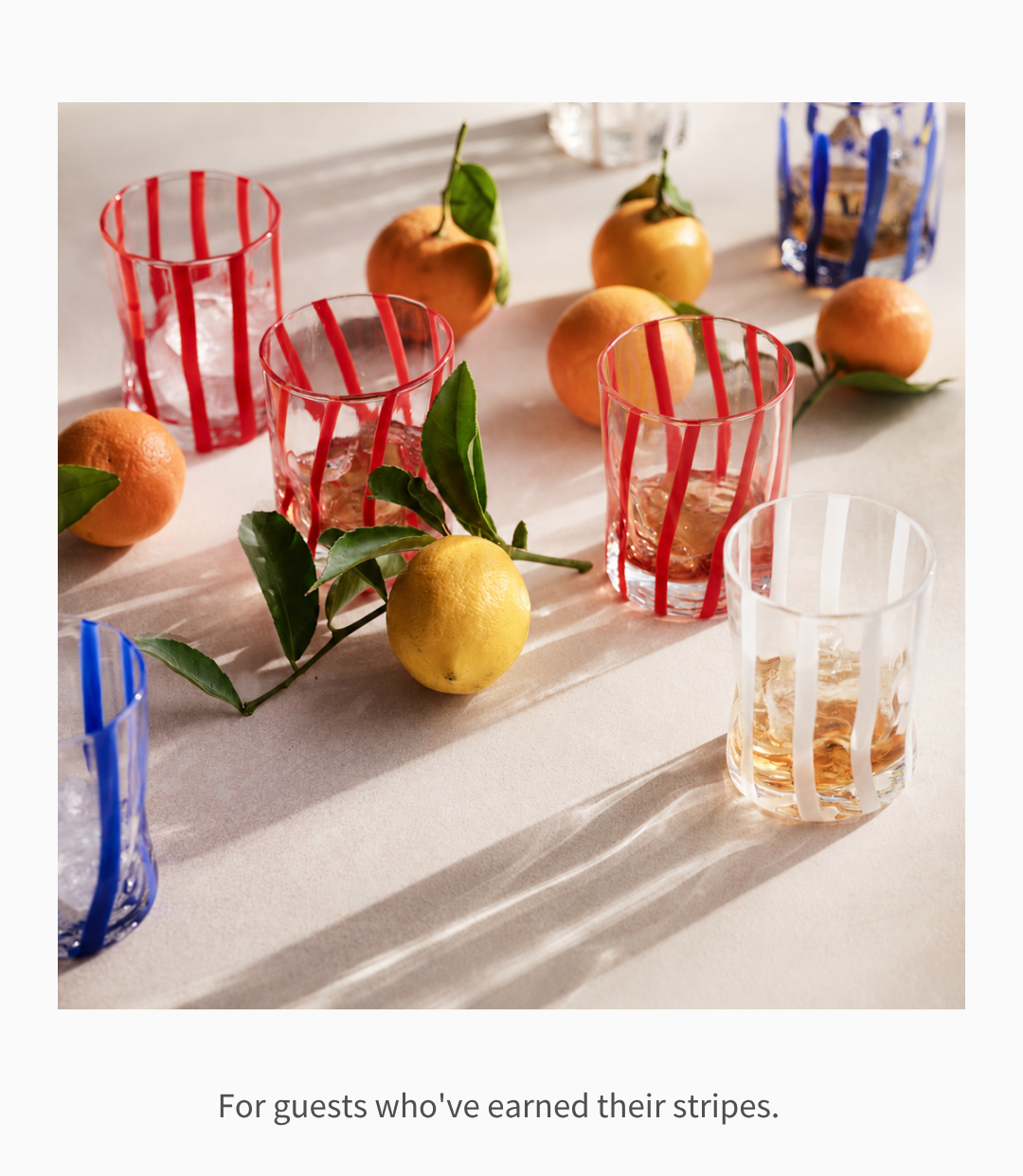 Stripe Drinkware