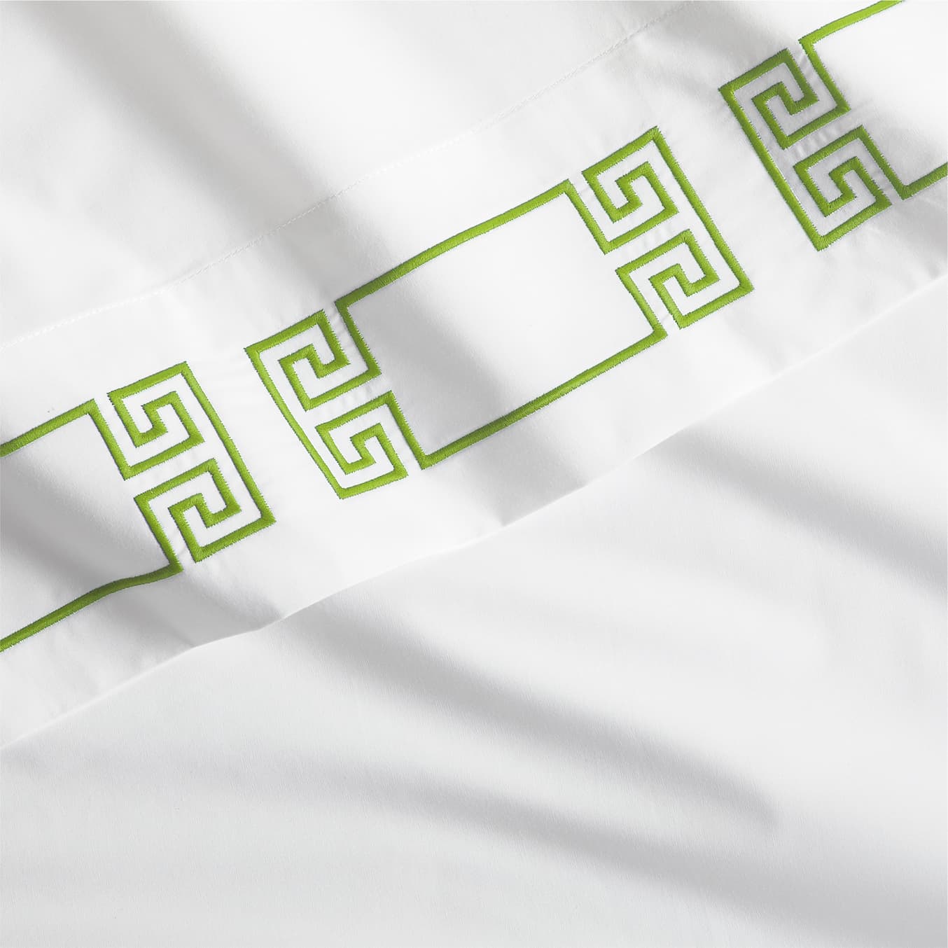 Embroidered Percale Bedding