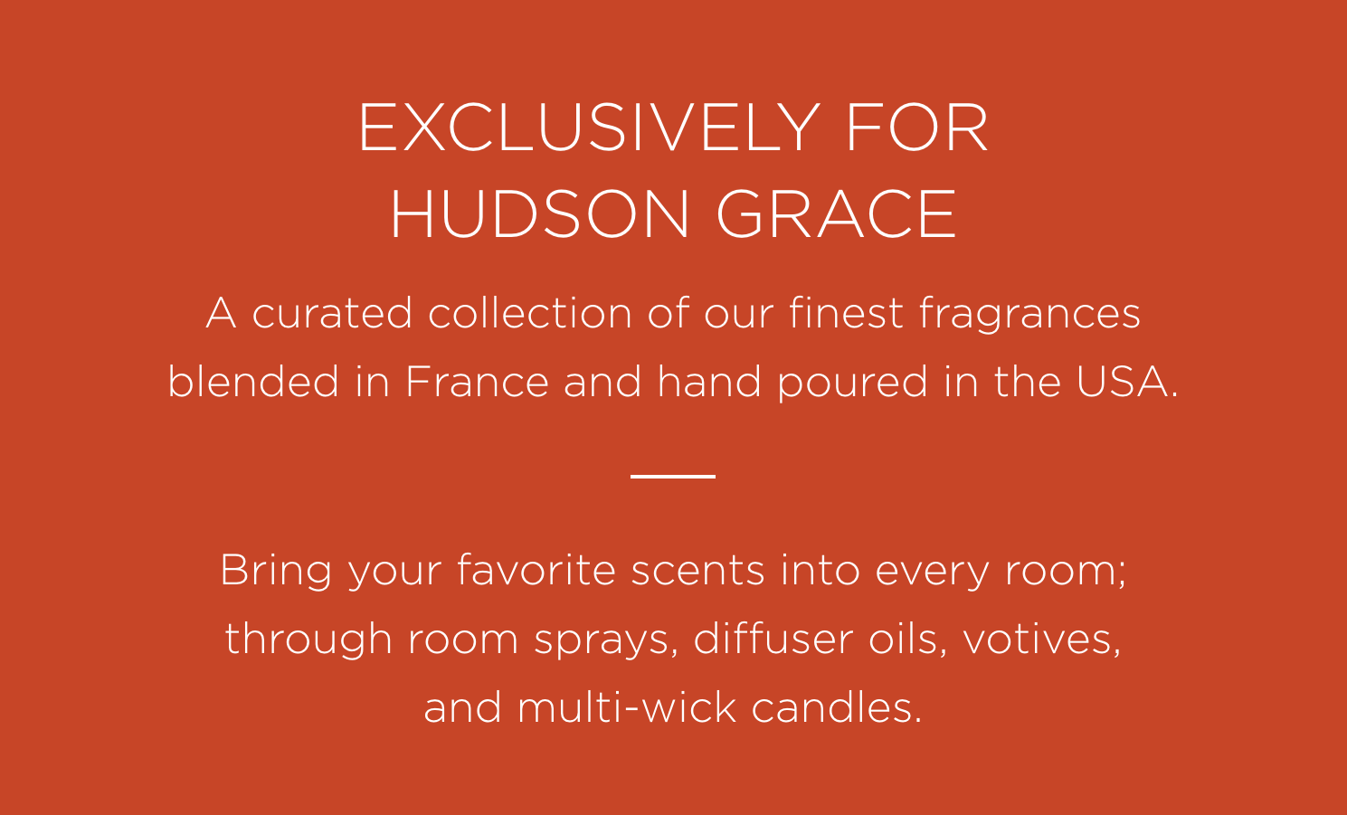 HG Signature Home Scent Collection