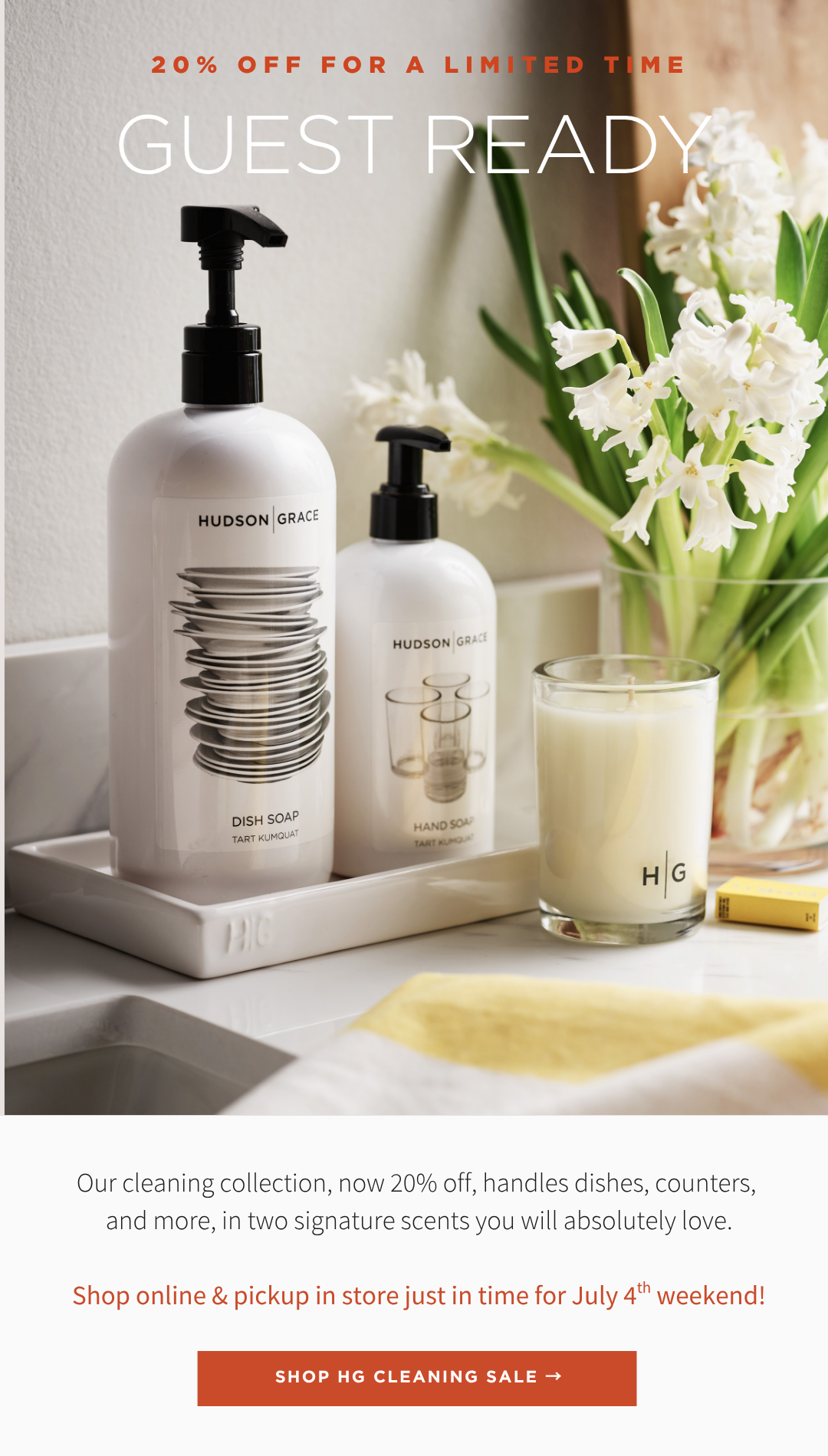 HG CLEANING 20% OFF