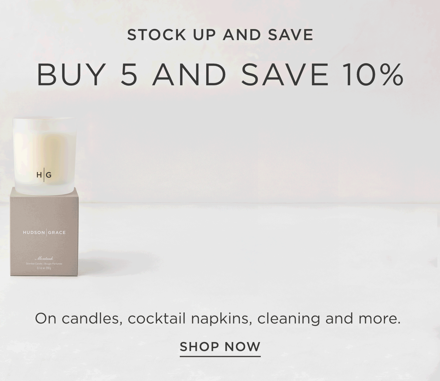 Stock up and Save
