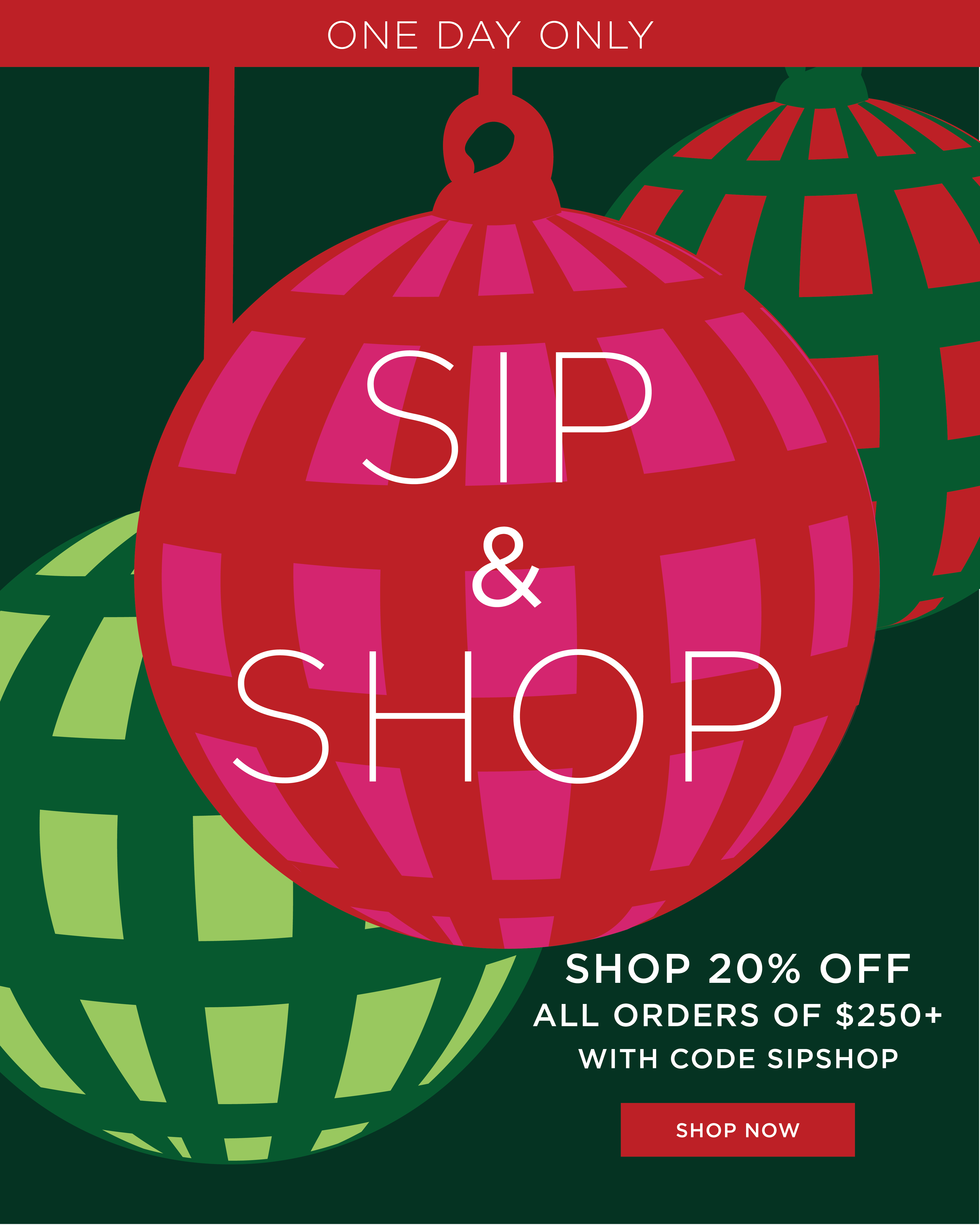 Sip and Shop Early Access