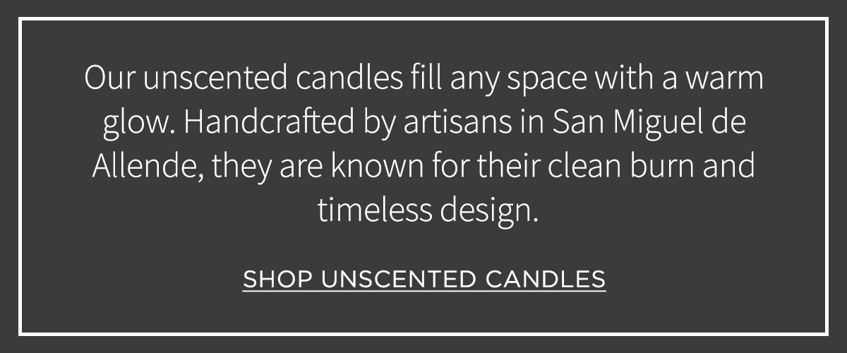 Unscented Candles