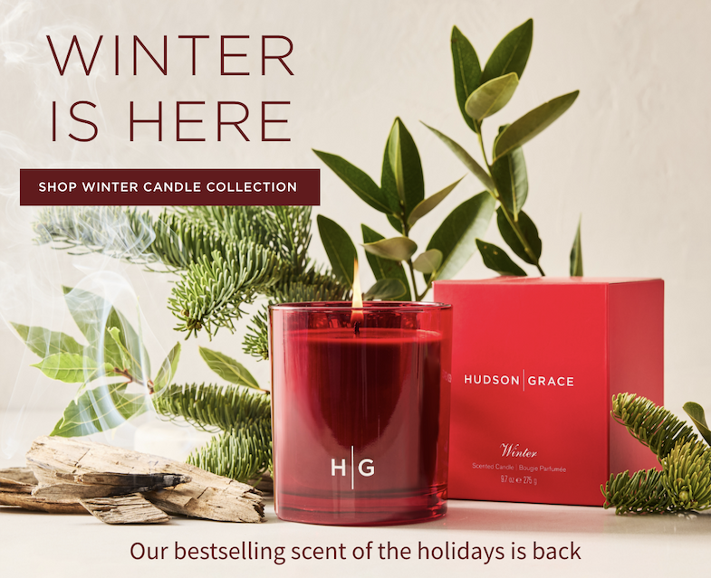 HG WINTER SCENTED CANDLE COLLECTION