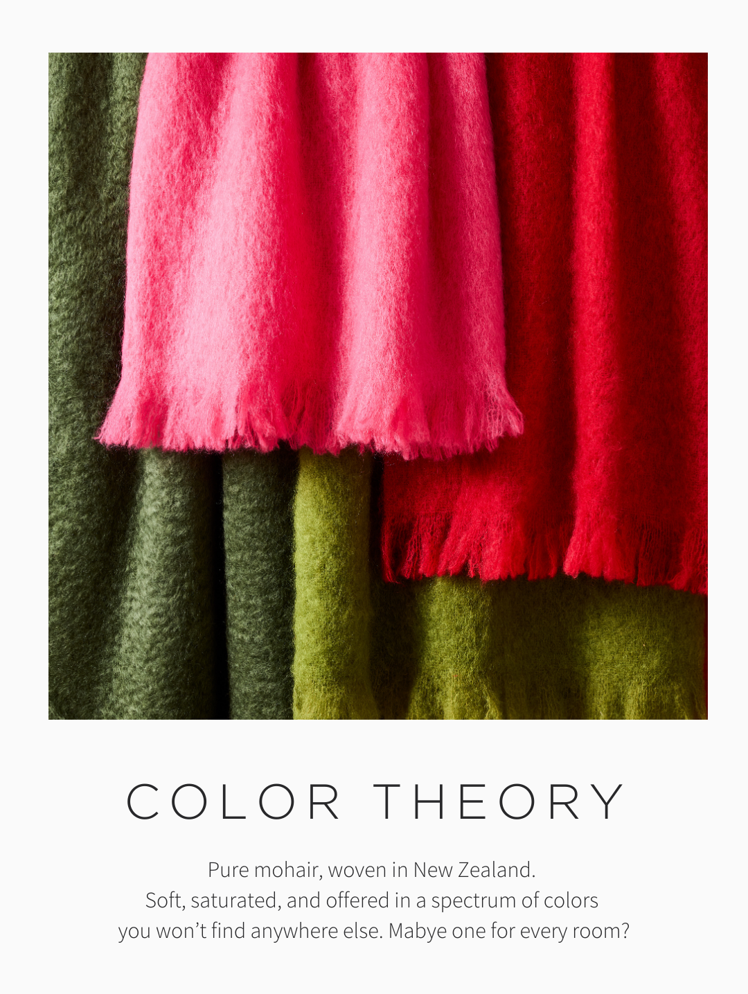 Mohair Throws