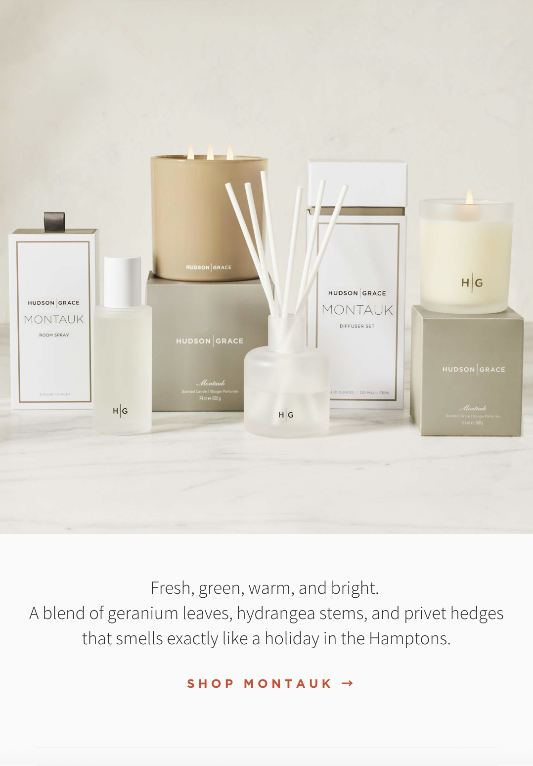 Montauk Home Scent Collection