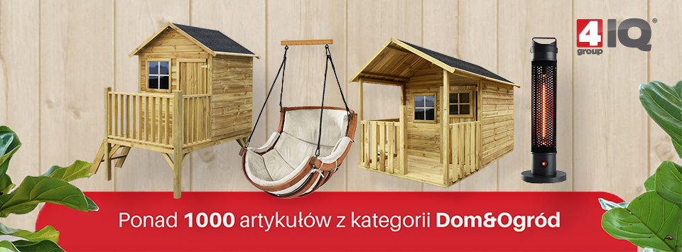 4IQ - domki ogrodowe, place zabaw, drzwi, schody i bramy garażowe
