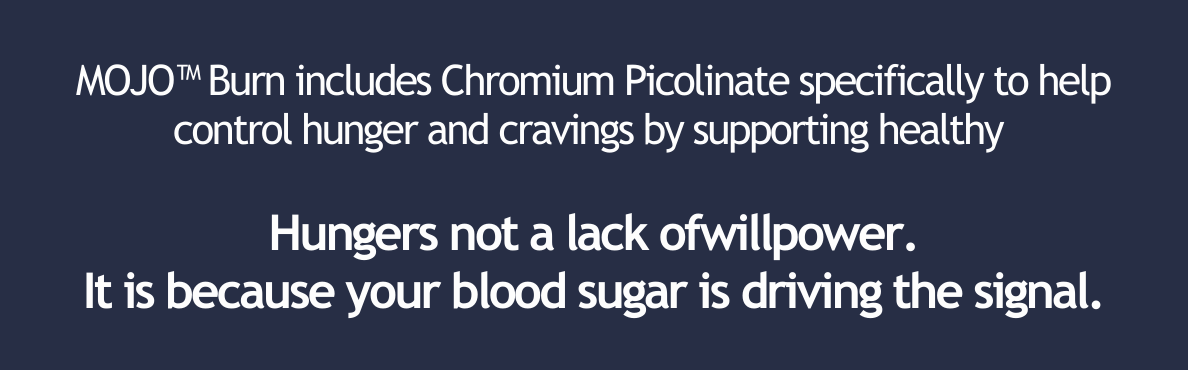 Hunger is not a lack of willpower. It is because your blood sugar is driving the signal