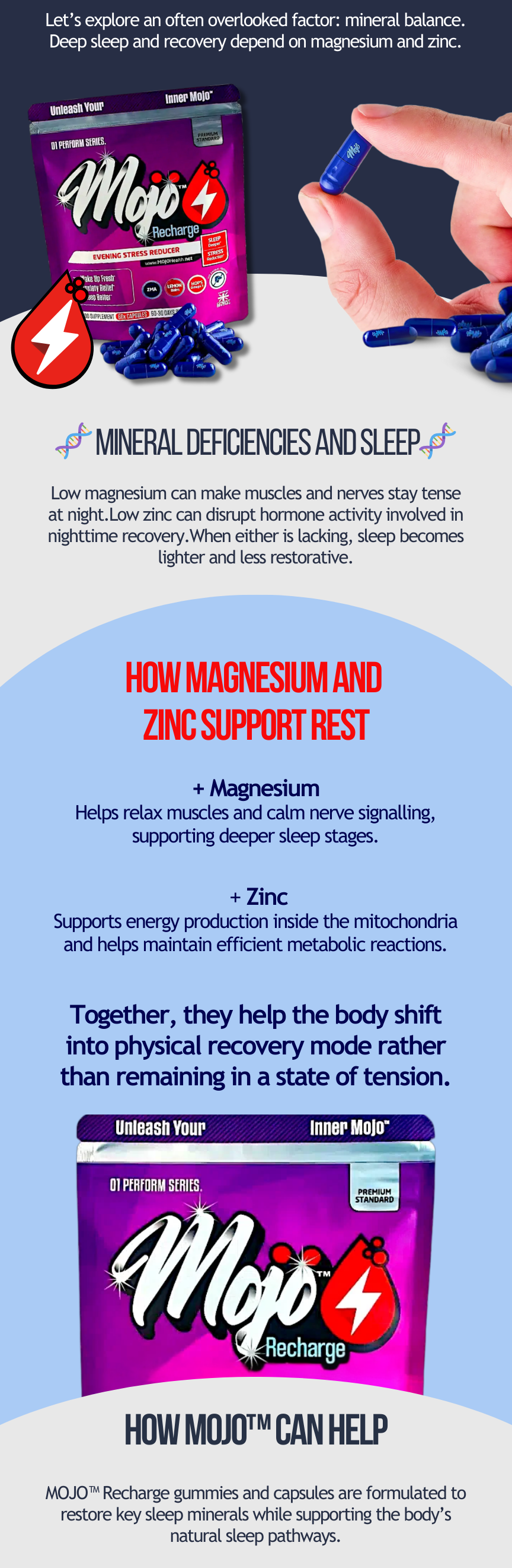 Mojo recharge day 4/5: the mineral deficiency behind light, broken sleep