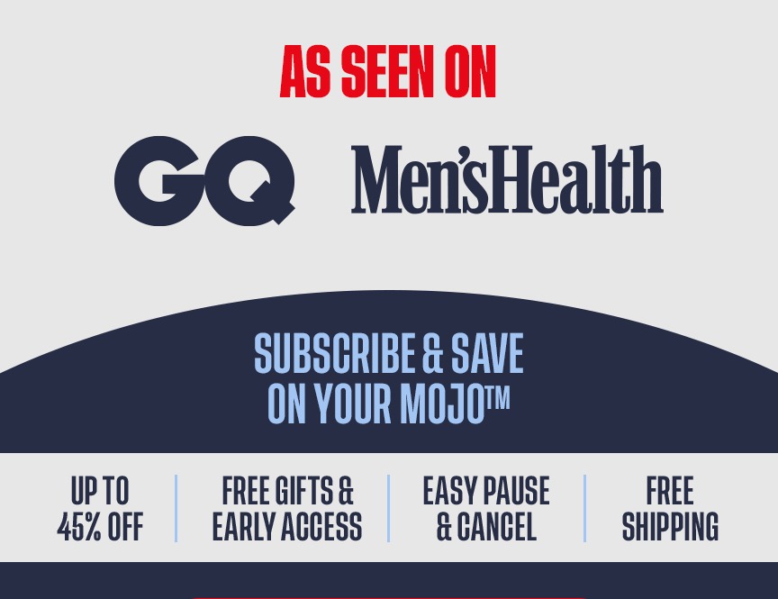As seen on GQ & Men's Health