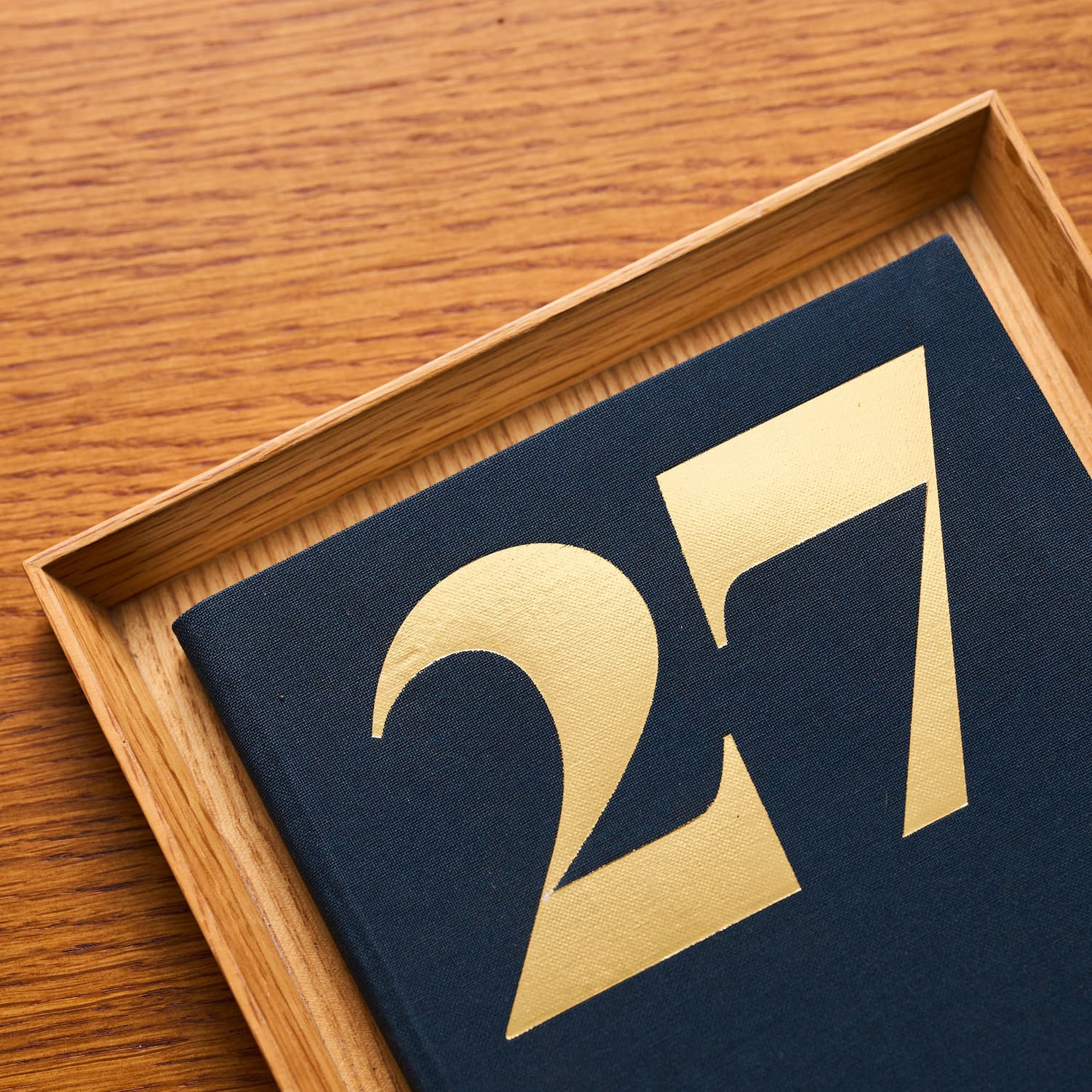 Mark+Fold 2027 Diary in Navy Linen