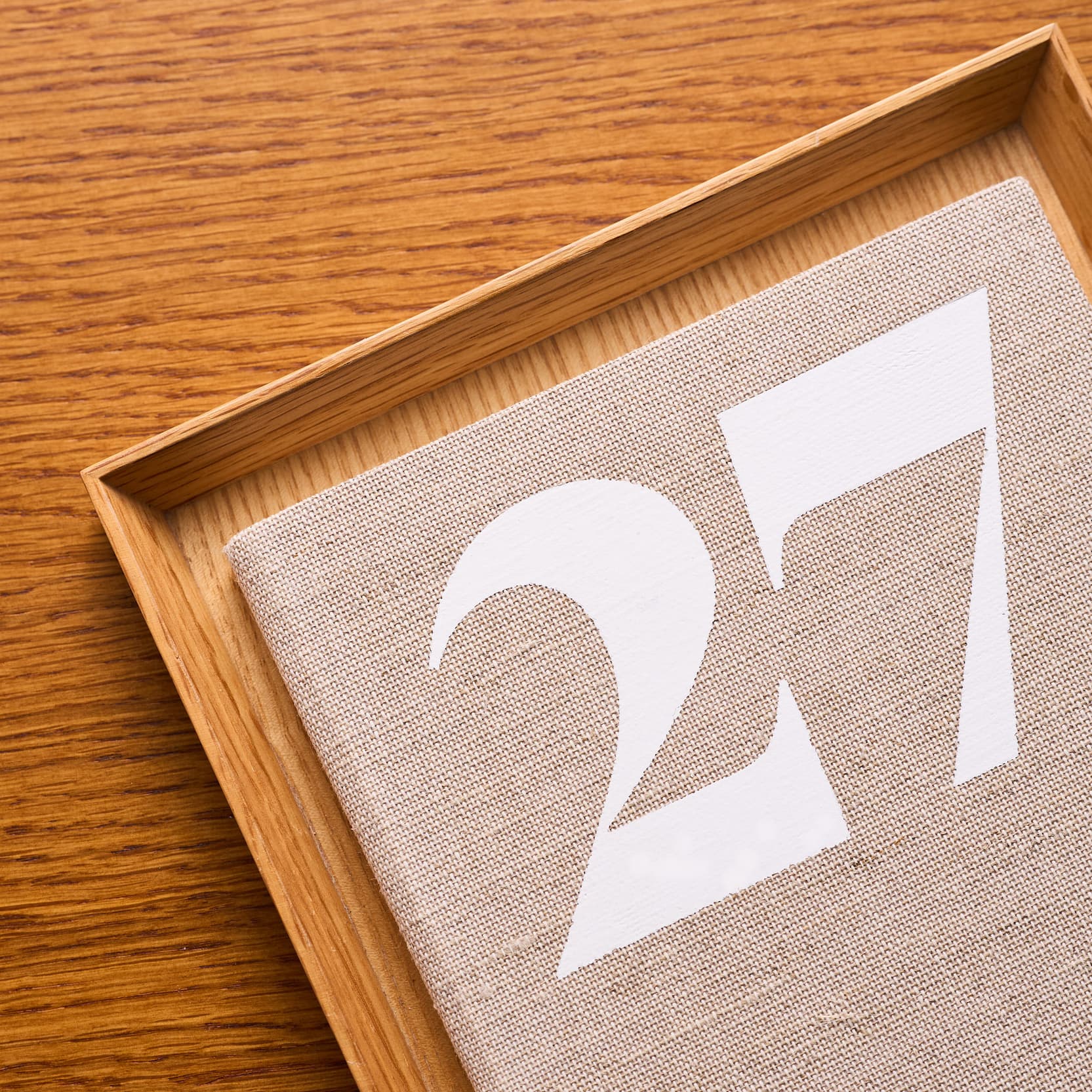 Mark+Fold 2027 Diary in Natural Linen