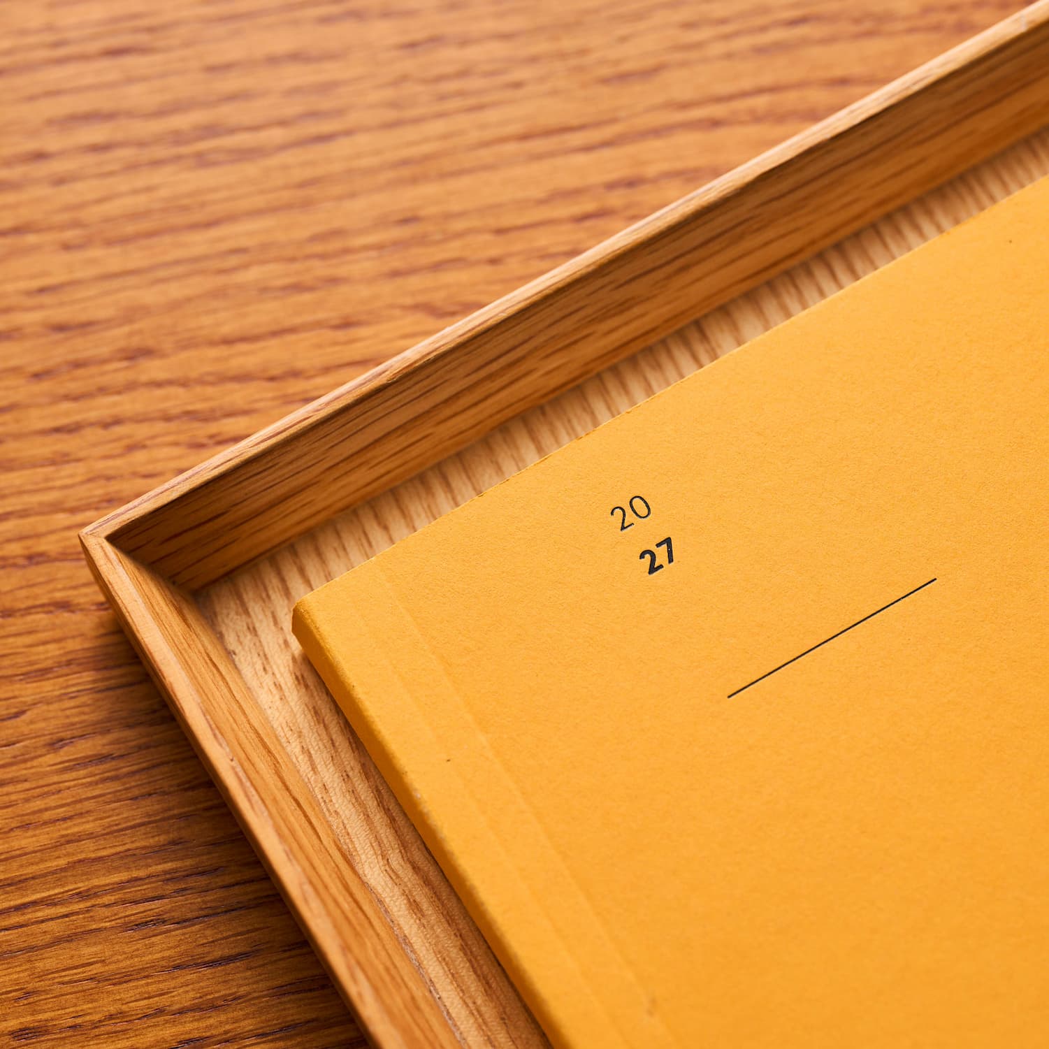 Mark+Fold 2027 Diary in Mustard