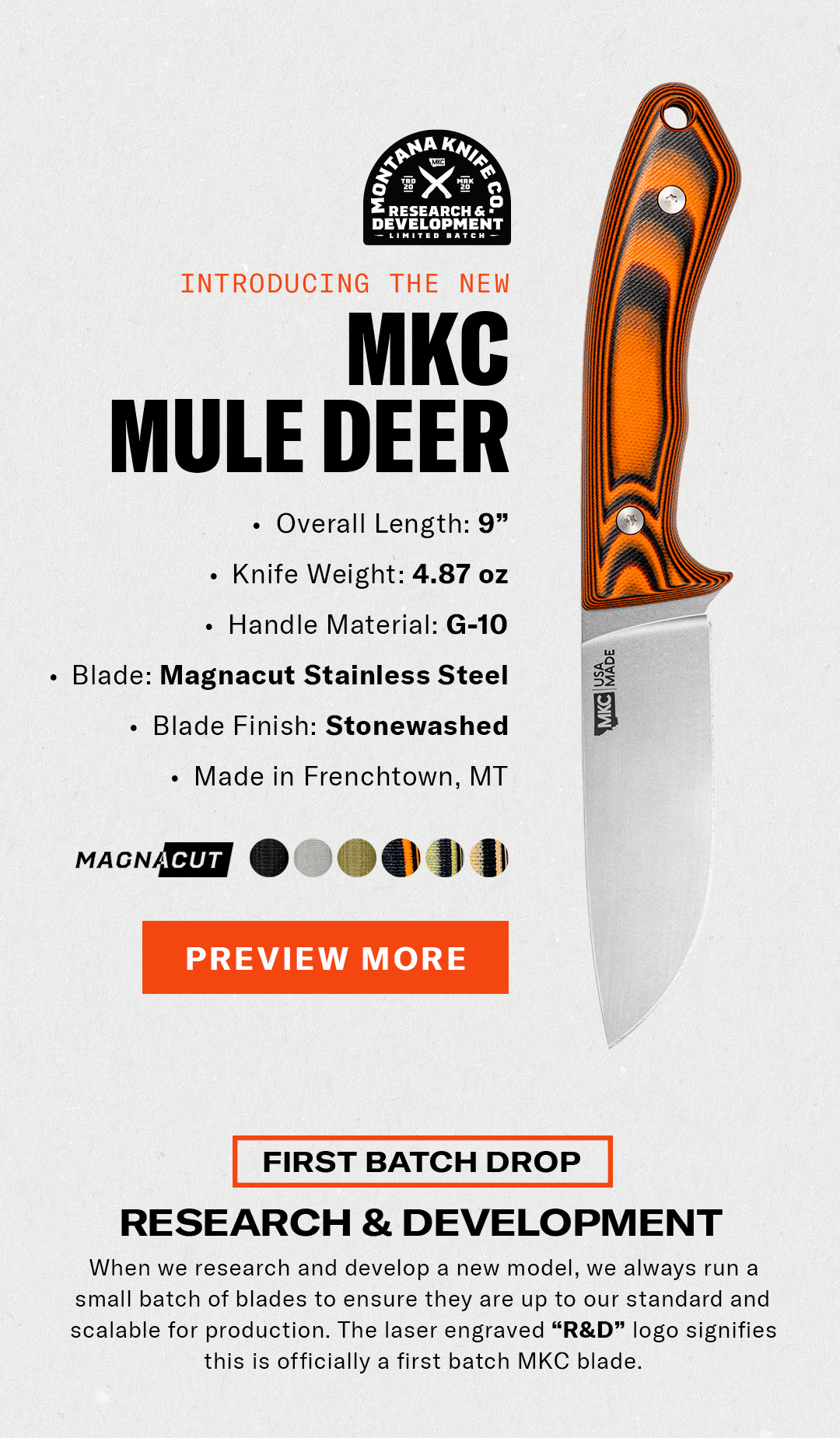 MULE DEER KNIFE