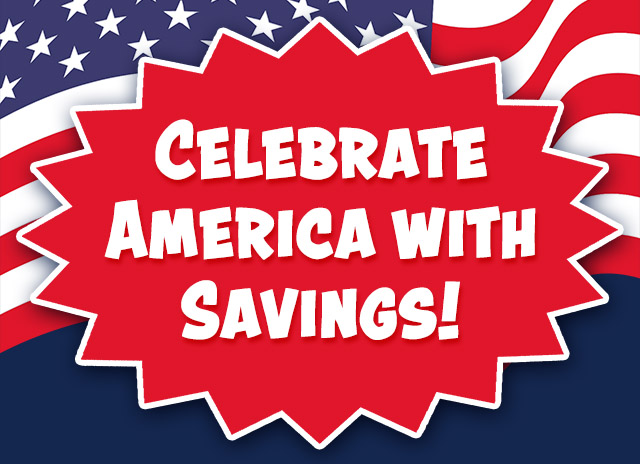 Celebrate America with Savings!