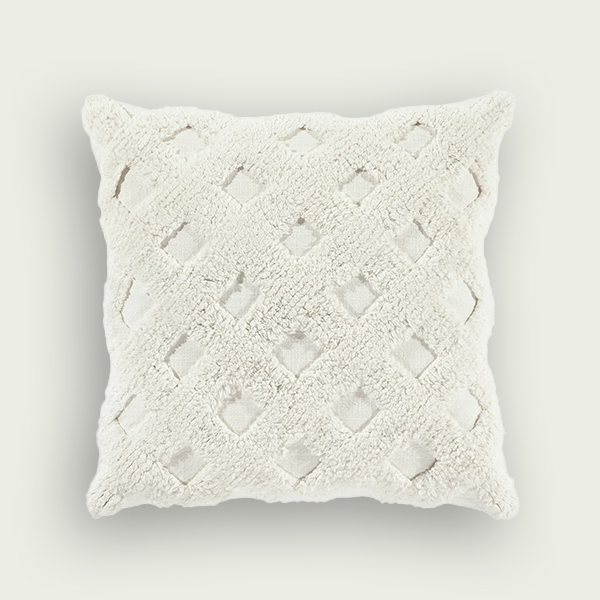 Tufted Diagonal Decorative Pillow Cover