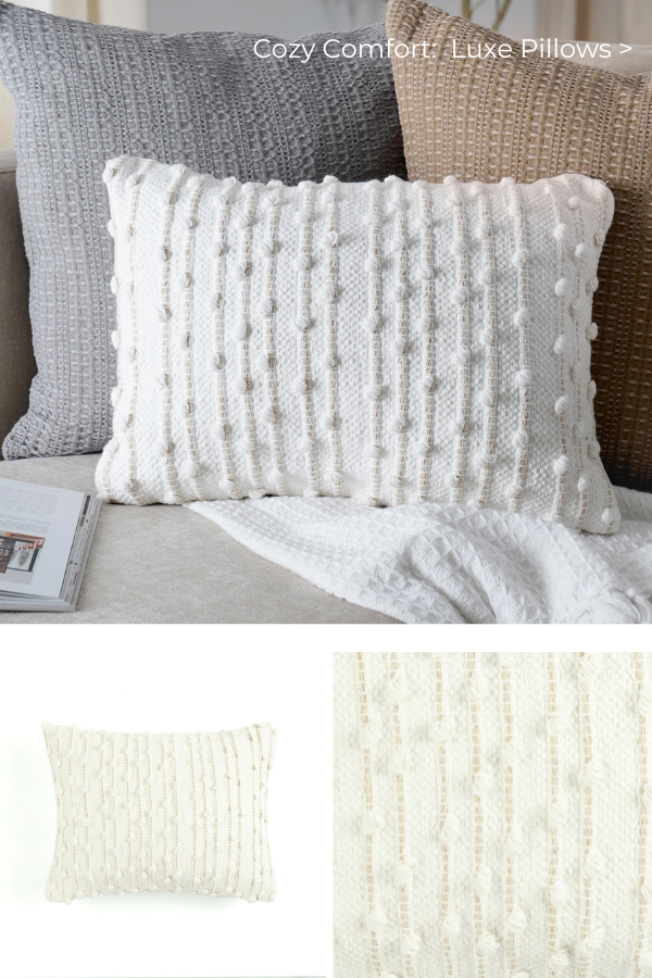Cozy Comfort: Luxe Pillows >