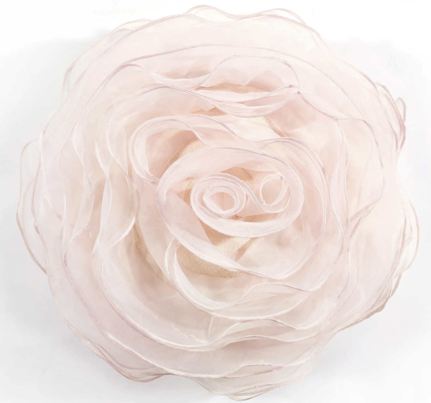 Ruffle Flower Decorative Pillow