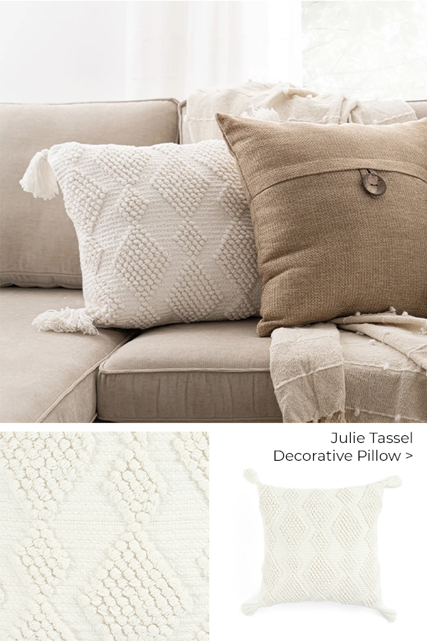 Julie Tassel Decorative Pillow