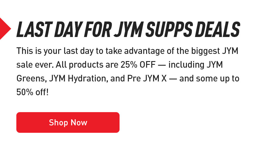 ⬆️ To 50 OFF FINAL DAY 🔥 Jym Supplement Science