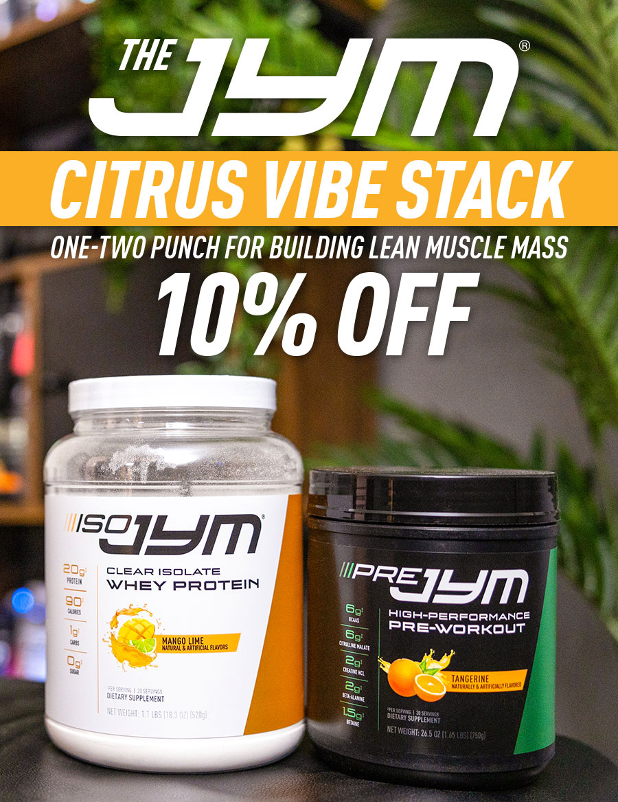 Your Muscles AND Tastebuds Will Love This JYM Citrus Vibe Stack + JYM