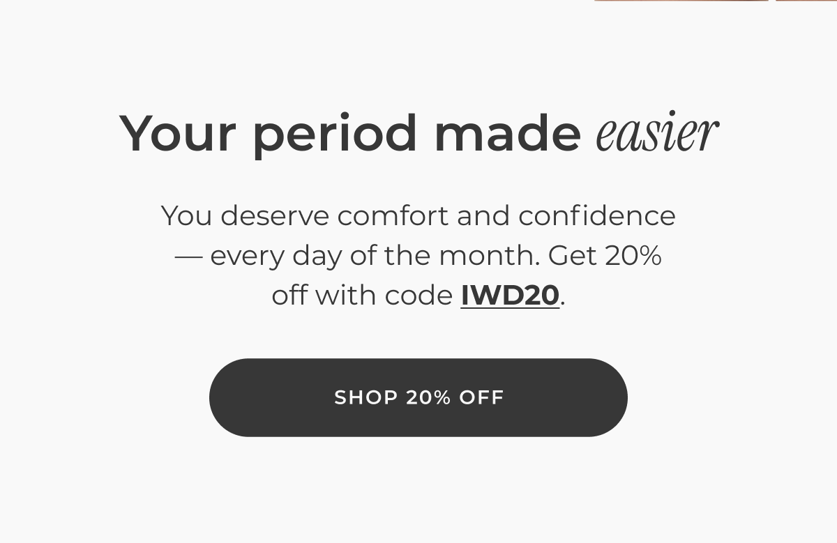 Get 20% off with code IWD20.