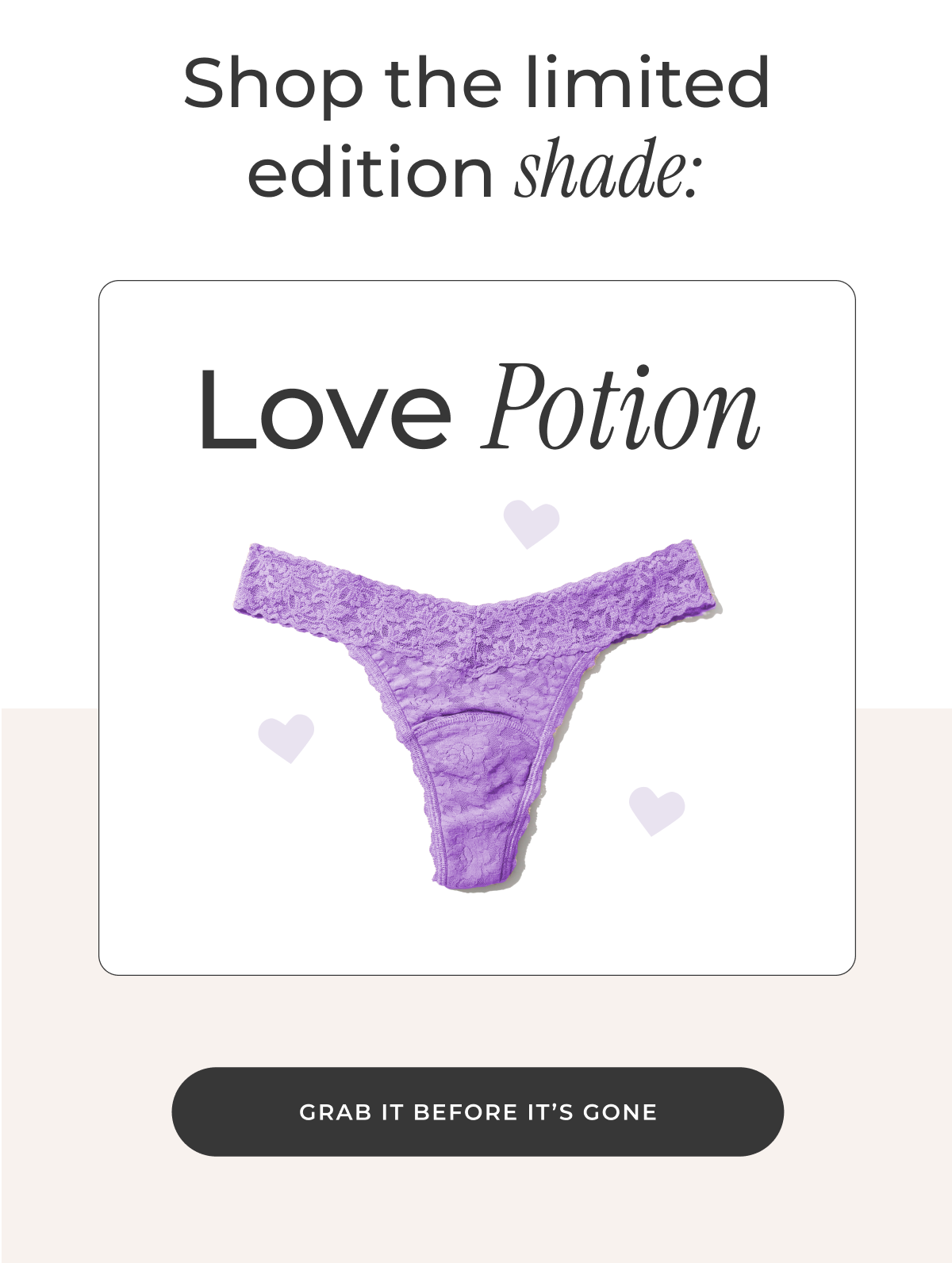 Shop the limited edition shade: Love Potion