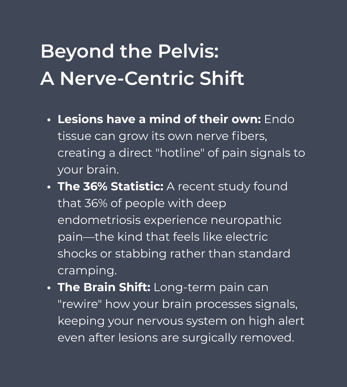 Beyond the Pelvis: A Nerve-Centric Shift