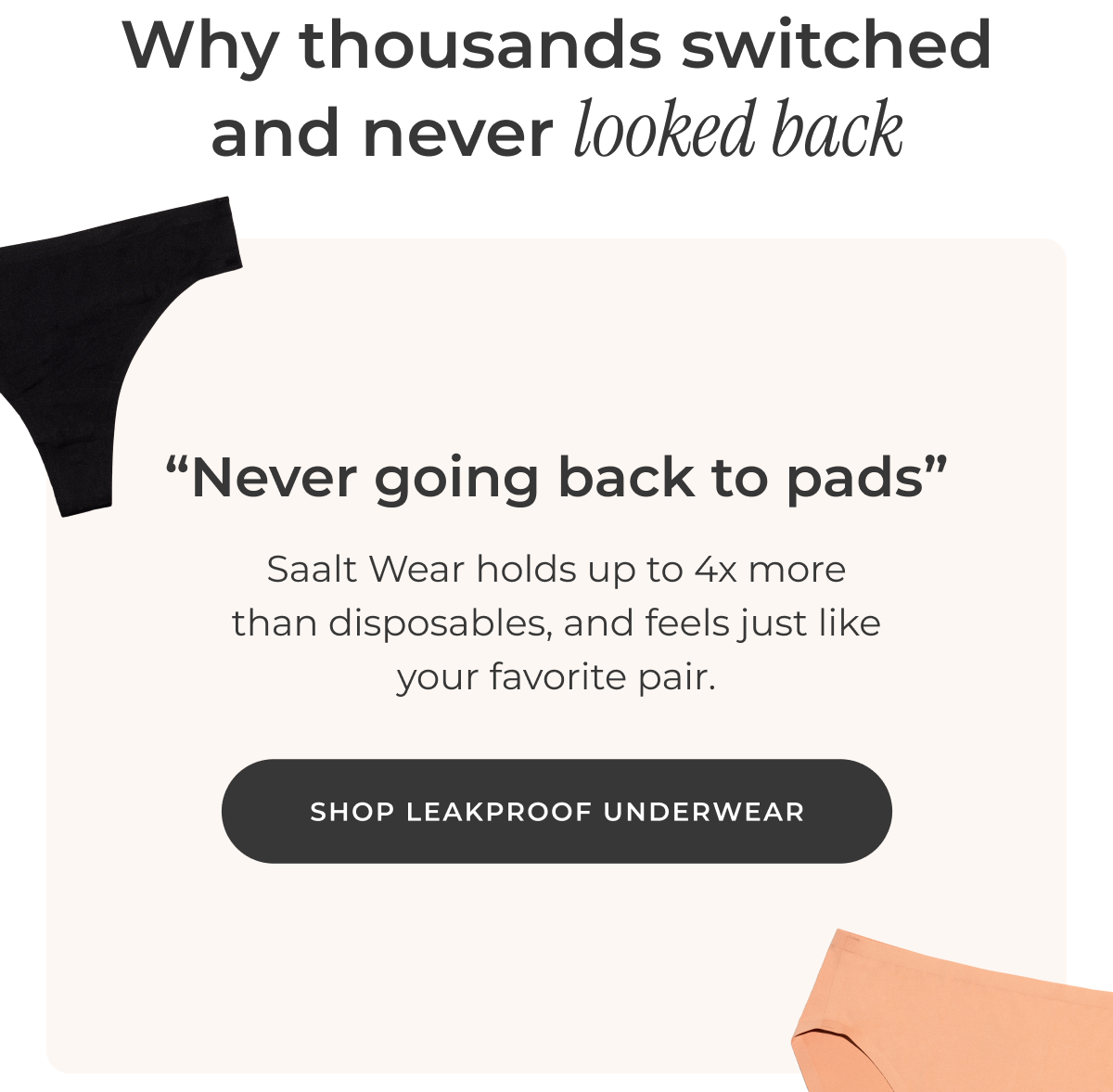 Shop Leakproof Underwear