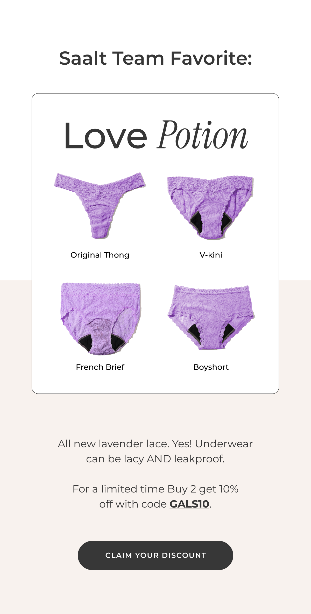 Saalt Team Favorite: Love Potion