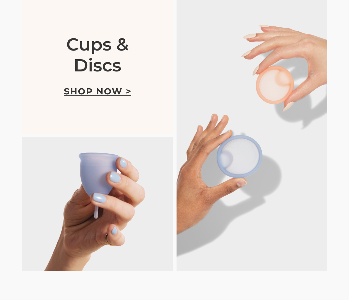 Shop Cups & Discs