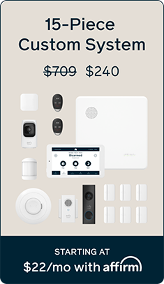 15- Piece Custom System starts at $22.00 a month with Affirm.