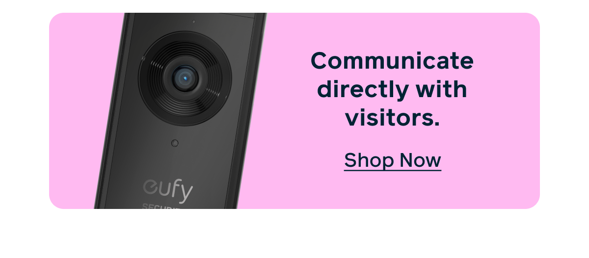Communicate directly with Visitors with Cove's HD Doorbell Camera