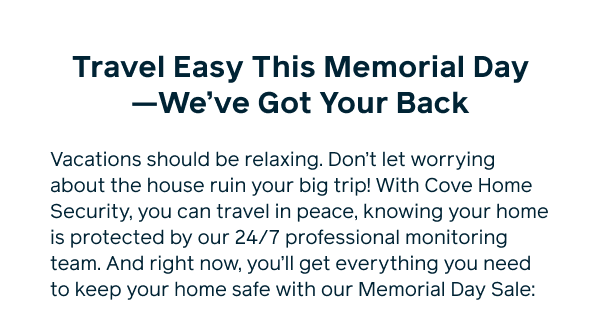 Travel Easy, We've got your back