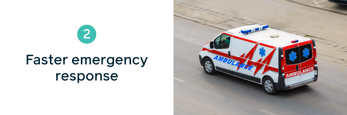 faster response times