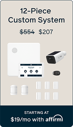 12- Piece Custom System starts at $19.00 a month with Affirm.