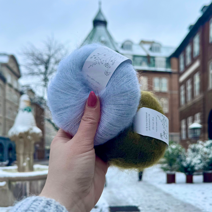Fine Kid Mohair fra Walløe
