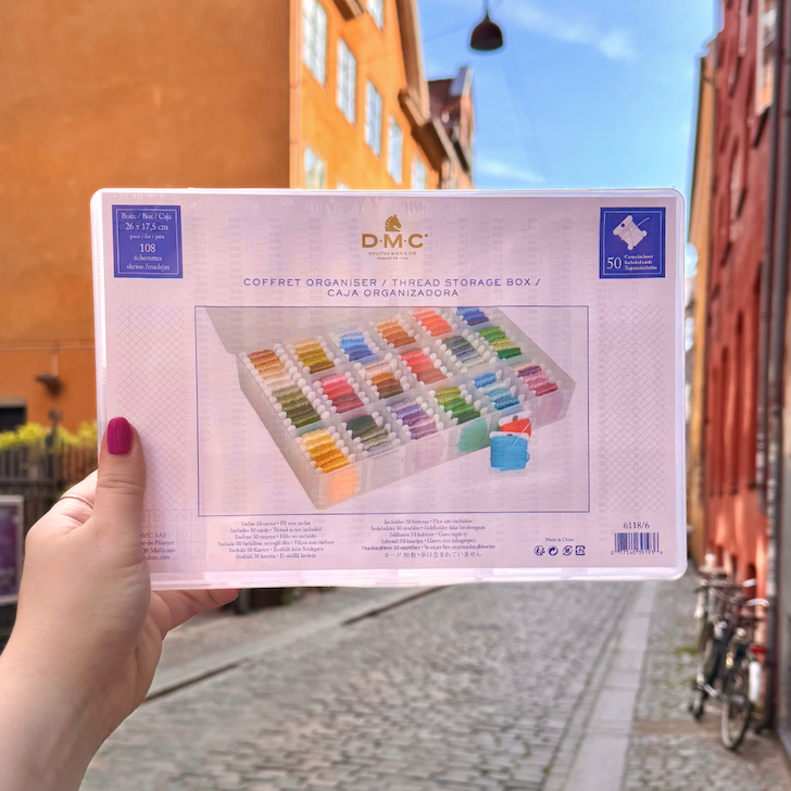 Opbevaringskasse til broderi fra DMC